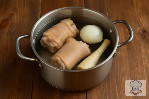 Фото 2-го шага: Холодец из свиных ножек