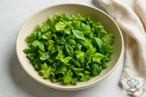 Фото 2-го шага: Овощной салат с маслинами и фетой