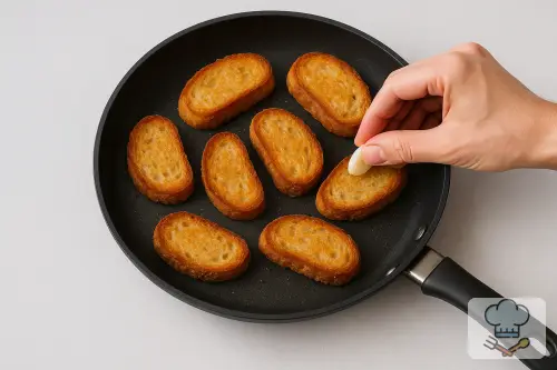 Фото 2-го шага: Брускетта с вялеными помидорами