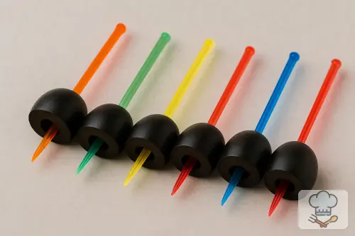 Фото 7-го шага: Канапе с колбасой и сыром