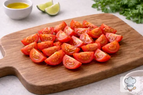 Фото 3-го шага: Салат с креветками и авокадо