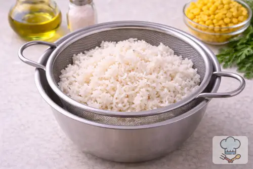 Фото 2-го шага: Салат с крабовыми палочками, кукурузой и яйцом