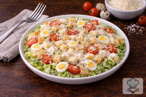 Фото 11-го шага: Салат «Цезарь» с курицей