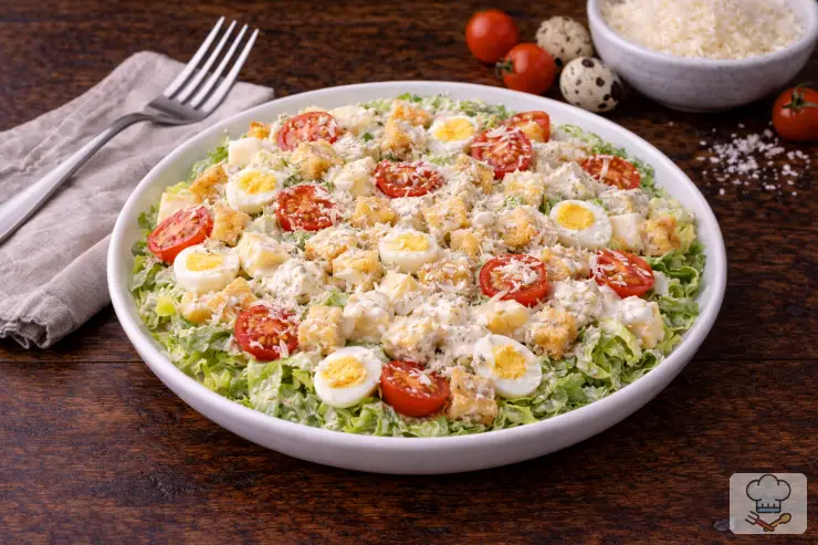 Салат «Цезарь» с курицей