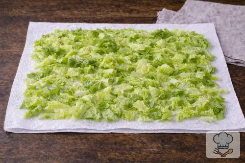 Фото 5-го шага: Салат «Цезарь» с курицей