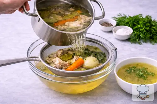 Фото 6-го шага: Куриный бульон