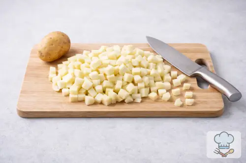 Фото 2-го шага: Овощное рагу с картошкой