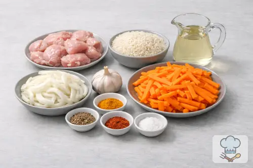 Фото 1-го шага: Плов с курицей