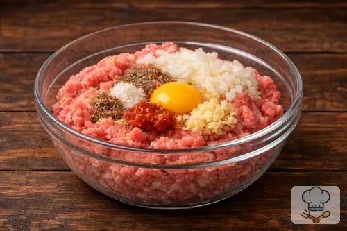 Фото 3-го шага: Тефтели с подливкой на сковородке