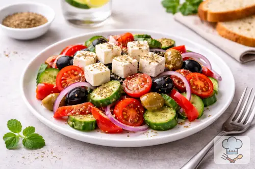 Фото 7-го шага: Греческий салат классический