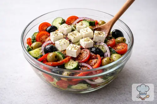 Фото 6-го шага: Греческий салат классический